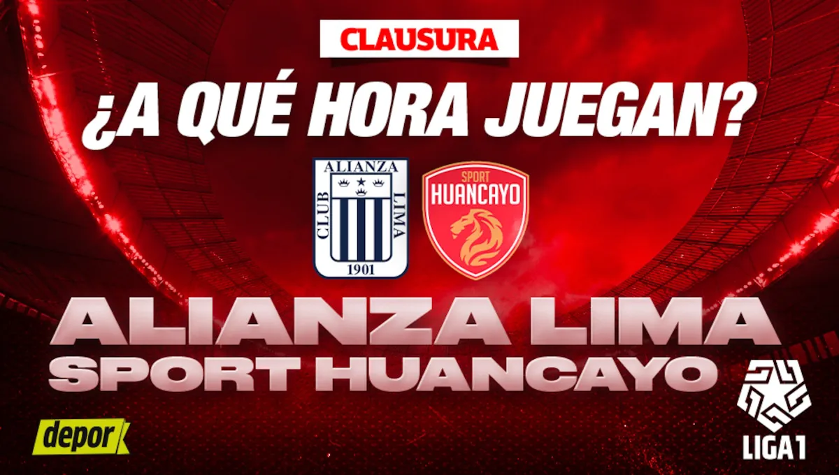 ¿A qué hora juegan Alianza Lima vs. Sport Huancayo por el Torneo Clausura?