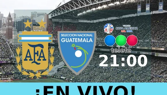 Telefe EN VIVO - dónde ver partido Argentina vs. Guatemala por TV y Online