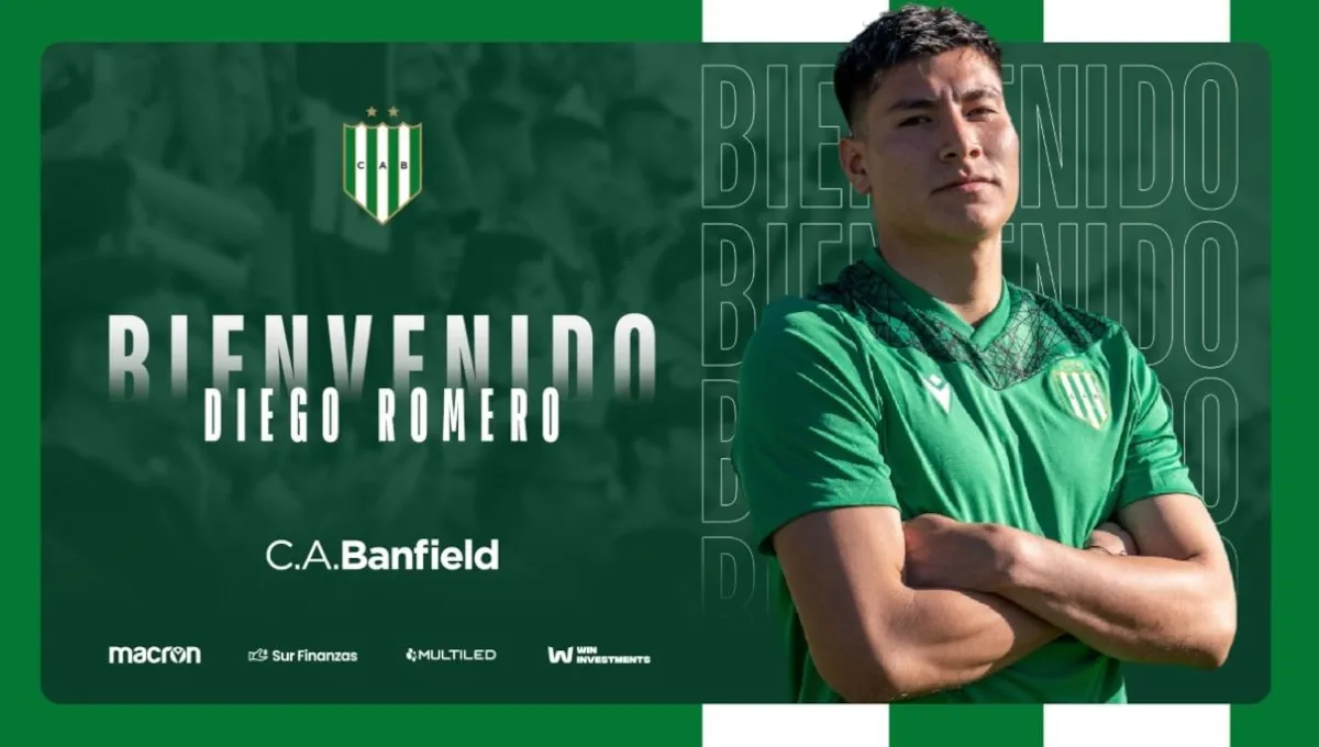 Diego Romero fue presentado en Banfield de Argentina: “Voy a entregar todo de mí”