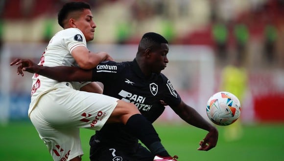 En el Monumental: Universitario perdió 1-0 con Botafogo y le dijo adiós a la Copa Libertadores