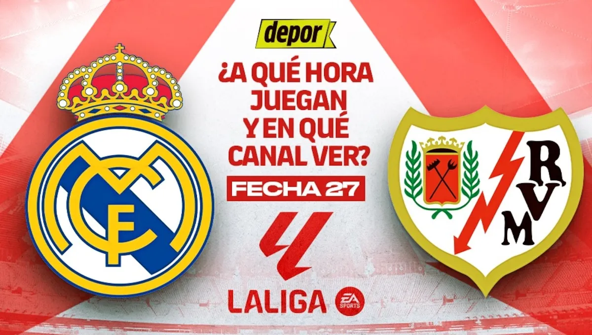 Canales para ver el Real Madrid vs. Rayo Vallecano: horarios