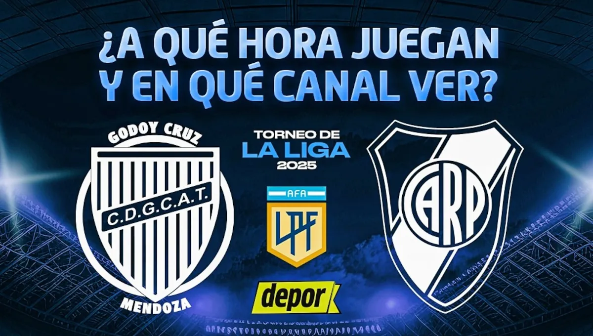 River vs. Godoy Cruz: canales de TV y horarios del partido de hoy