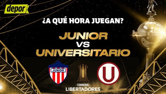 Horarios para ver Junior vs. Universitario por fase de grupos de la Copa Libertadores