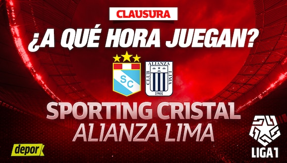 Sporting Cristal vs. Alianza Lima: a qué hora juegan por la Liga 1