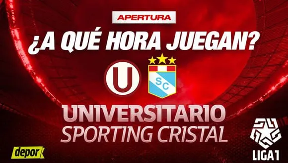 Universitario vs Sporting Cristal: ¿a qué hora comienza la transmisión?