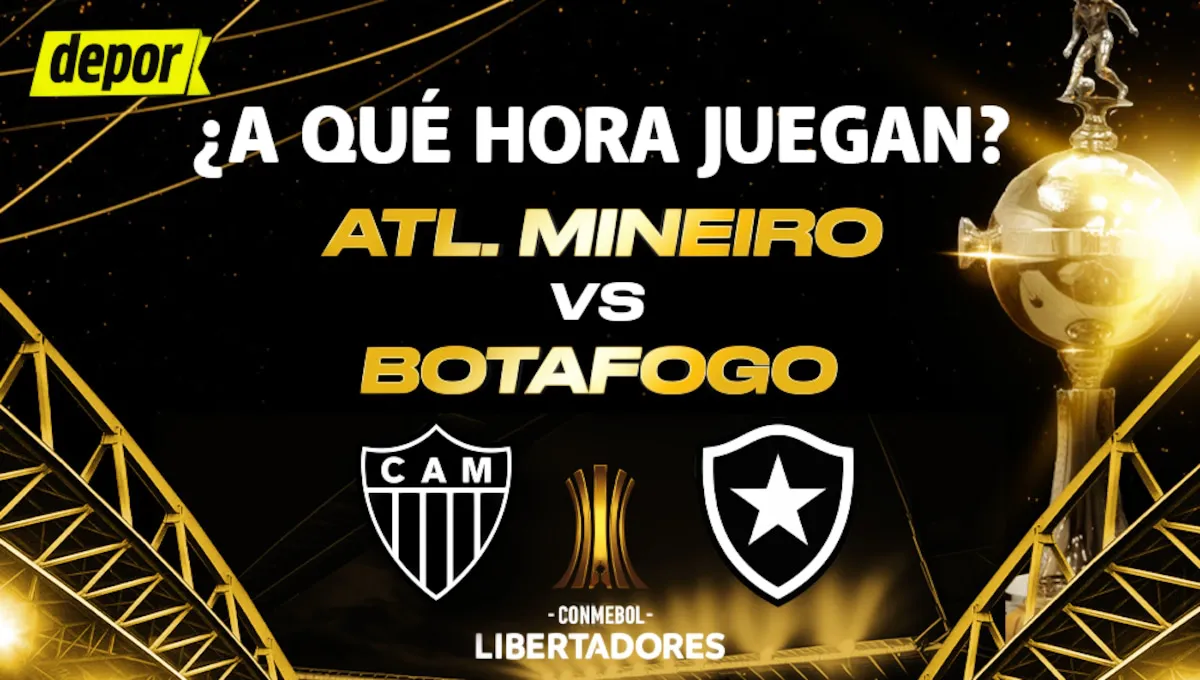 ¿A qué hora juegan Atlético Mineiro vs. Botafogo por la final de la Copa Libertadores?