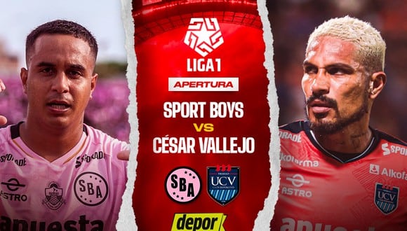 Con Paolo Guerrero: Sport Boys vs. César Vallejo EN VIVO vía GOLPERU y Movistar