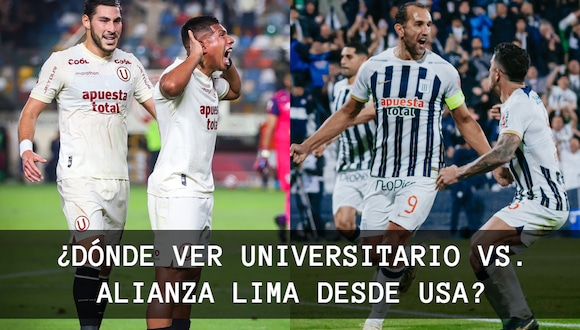 ¿Dónde pasan hoy transmisión Universitario vs. Alianza Lima EN VIVO desde Estados Unidos?