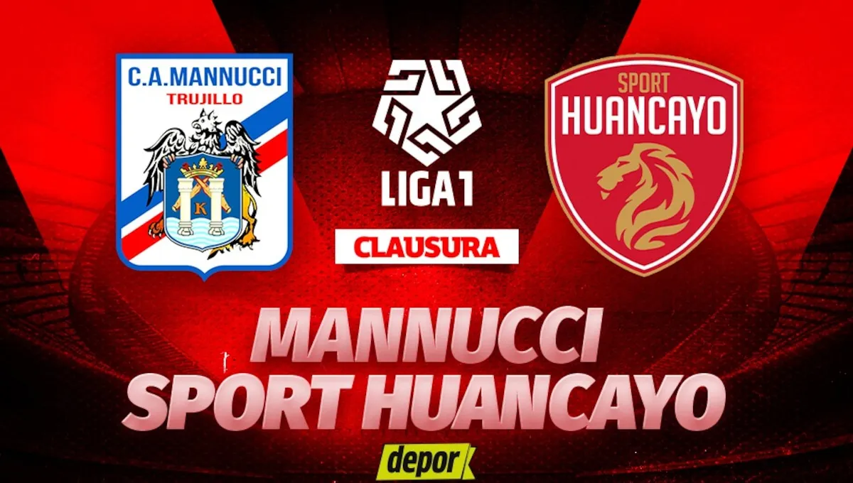 Ver Mannucci vs. Sport Huancayo EN VIVO vía GOLPERU: transmisión por Torneo Clausura