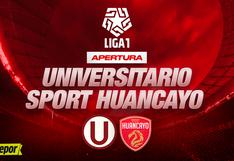 Por el Torneo Apertura: Universitario vs. Sport Huancayo EN VIVO vía GOLPERU