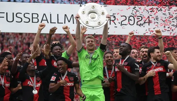 Leverkusen terminó invicto la Bundesliga: los números del campeón