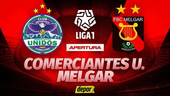 Comerciantes Unidos vs. Melgar EN VIVO: ver partido vía Liga 1 MAX y DIRECTV