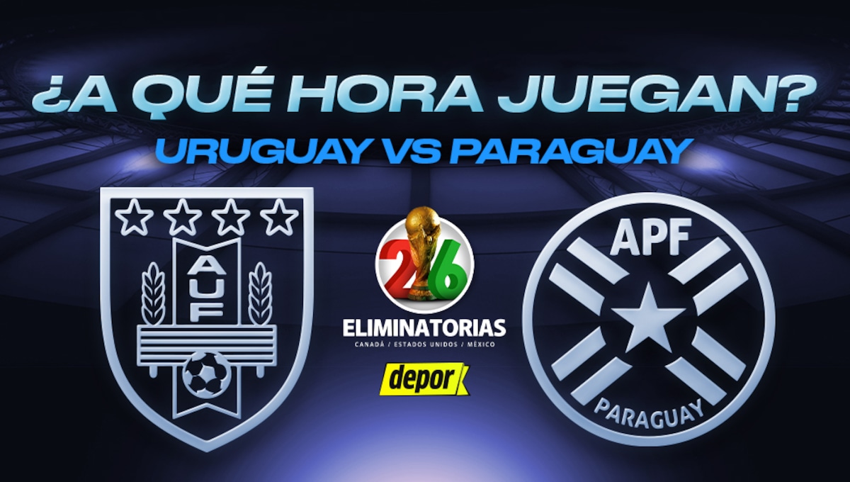 ¿A qué hora transmiten Uruguay vs. Paraguay por fecha 7 de Eliminatorias Mundial 2026?