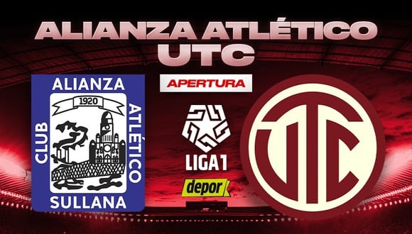 Ver Alianza Atlético vs. UTC EN VIVO vía L1 MAX, DIRECTV y Claro TV