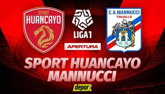 Sport Huancayo vs. Carlos A. Mannucci EN VIVO: partido de este viernes por Liga 1 MAX