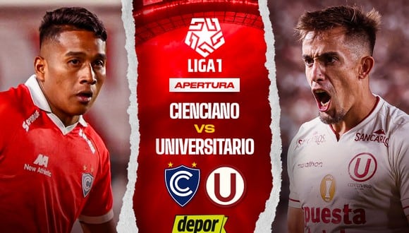 Ver Universitario vs. Cienciano EN VIVO vía Liga 1 MAX, DIRECTV y Claro TV