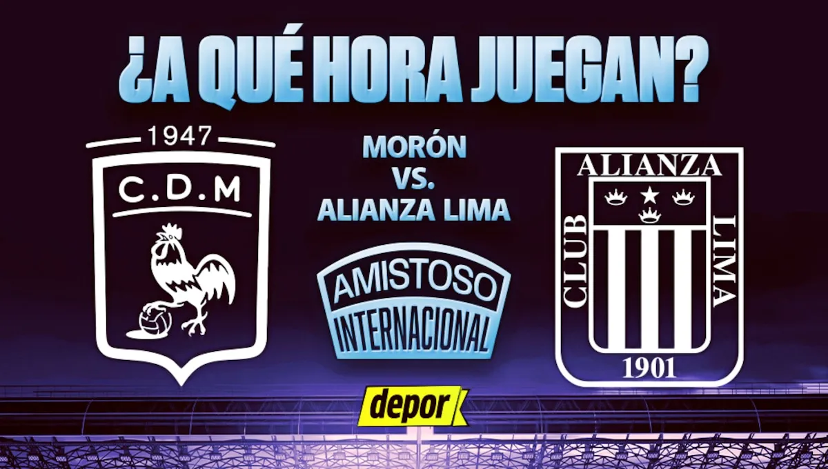 Alianza Lima vs. Deportivo Morón: a qué hora juegan por amistoso de pretemporada