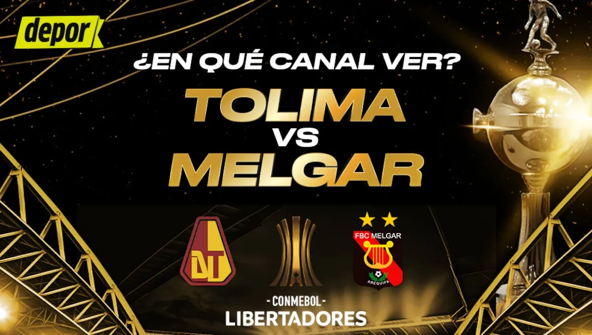 ¿En qué canales ver Melgar vs. Tolima hoy por Fase 2 de Copa Libertadores?