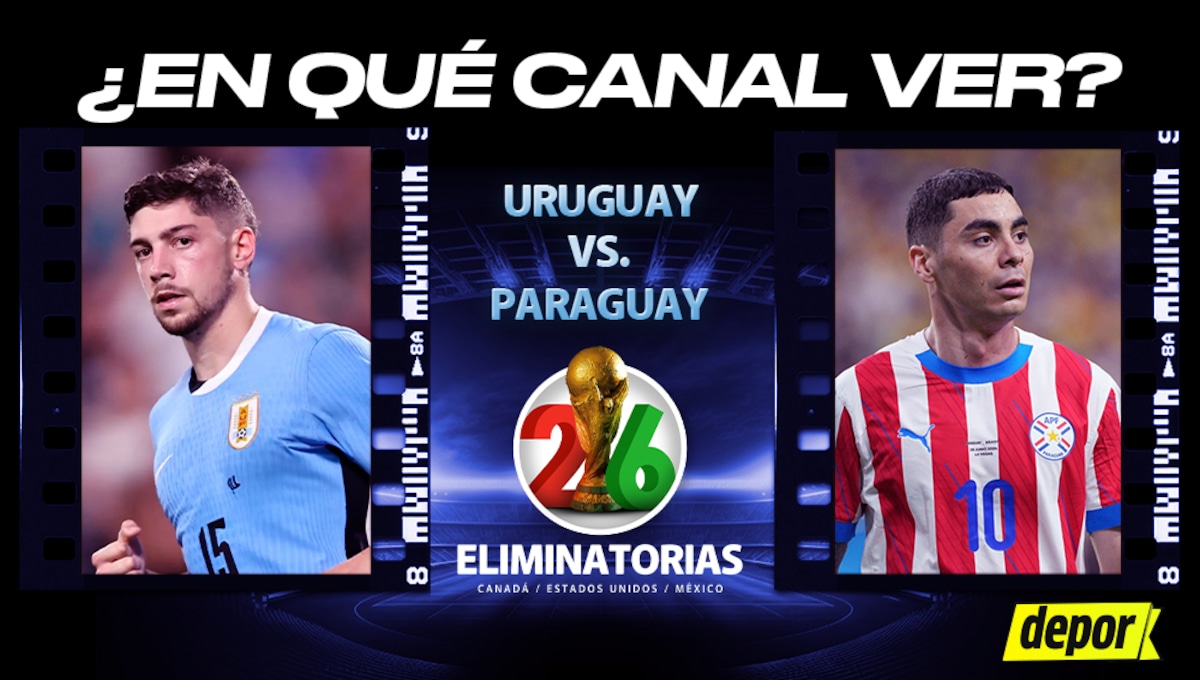 ¿En qué canales TV transmiten Uruguay vs. Paraguay por las Eliminatorias 2026?