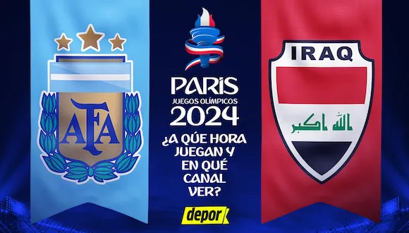  Argentina ante Irak: a qué hora juegan y en qué canales TV ver Juegos Olímpicos