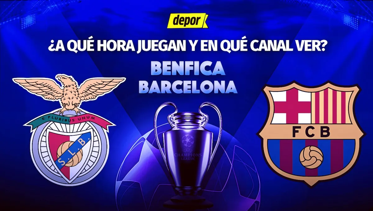 En qué canales ver Barcelona vs. Benfica: a qué hora juegan por Champions