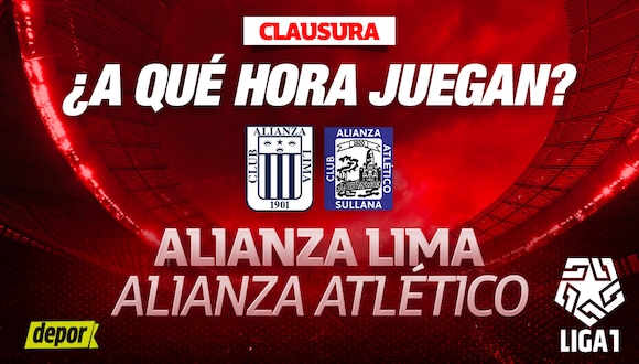 ¿A qué hora juegan Alianza Lima vs. Alianza Atlético?