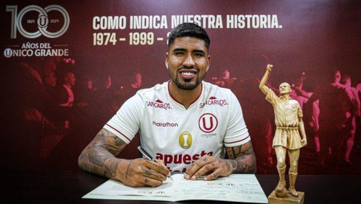 ¡Jugada maestra! Universitario oficializó el fichaje de Paolo Reyna para la temporada 2025